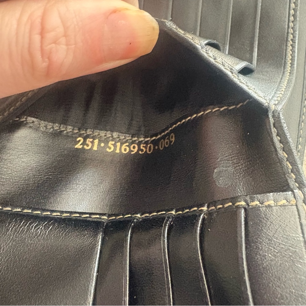 Fendi Black and Tan Striped Wallet - Picture 9 of 12